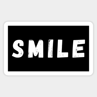 Smile - White Sticker